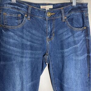 Cabi jeans medium‎ wash straight leg size 2